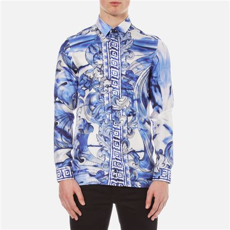 versace collection sale mens|versace collection men shirt blue.